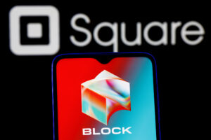 Logos for Square payment processing and Block, Inc.