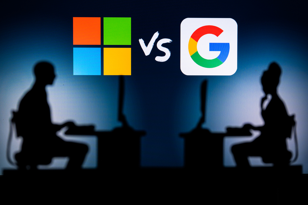 Microsoft Search with ChatGPT versus Google Search