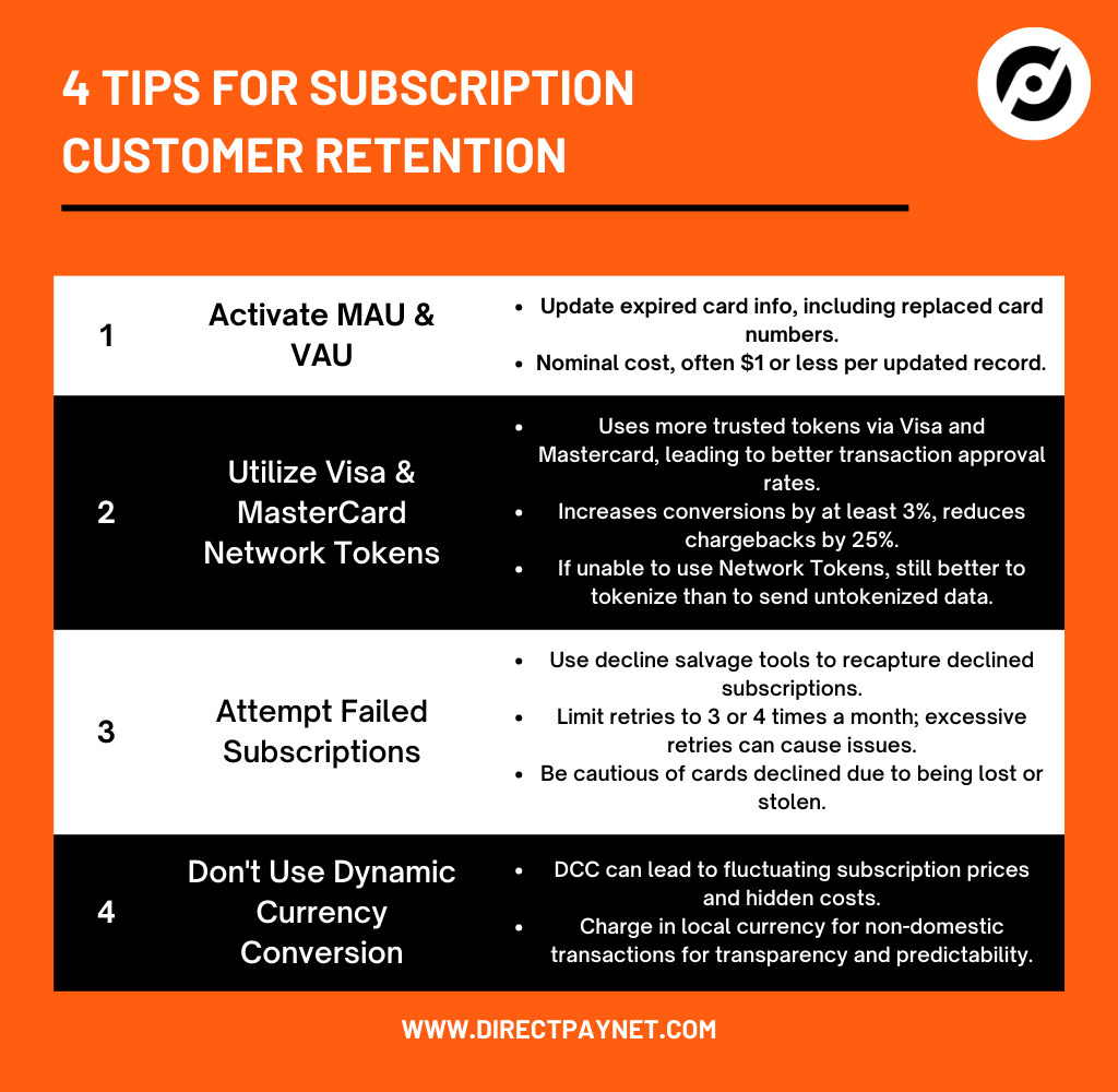 4 tips for customer retention on subscriptions