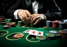 Playing poker, gambling, igaming, betting