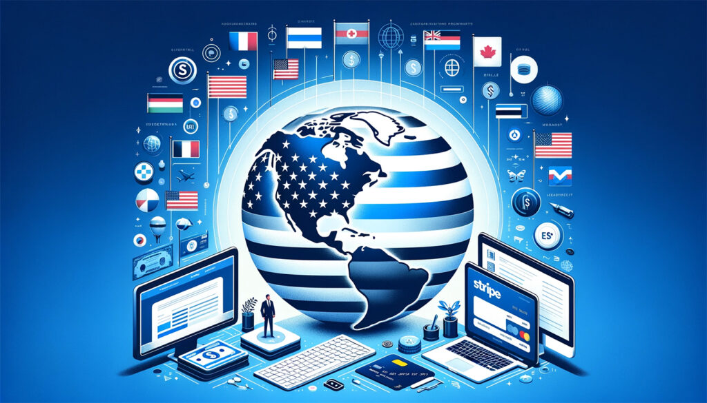 International payment processing through Stripe or merchant accounts to power up a business.