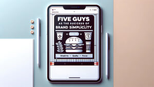 five guys simple branding success