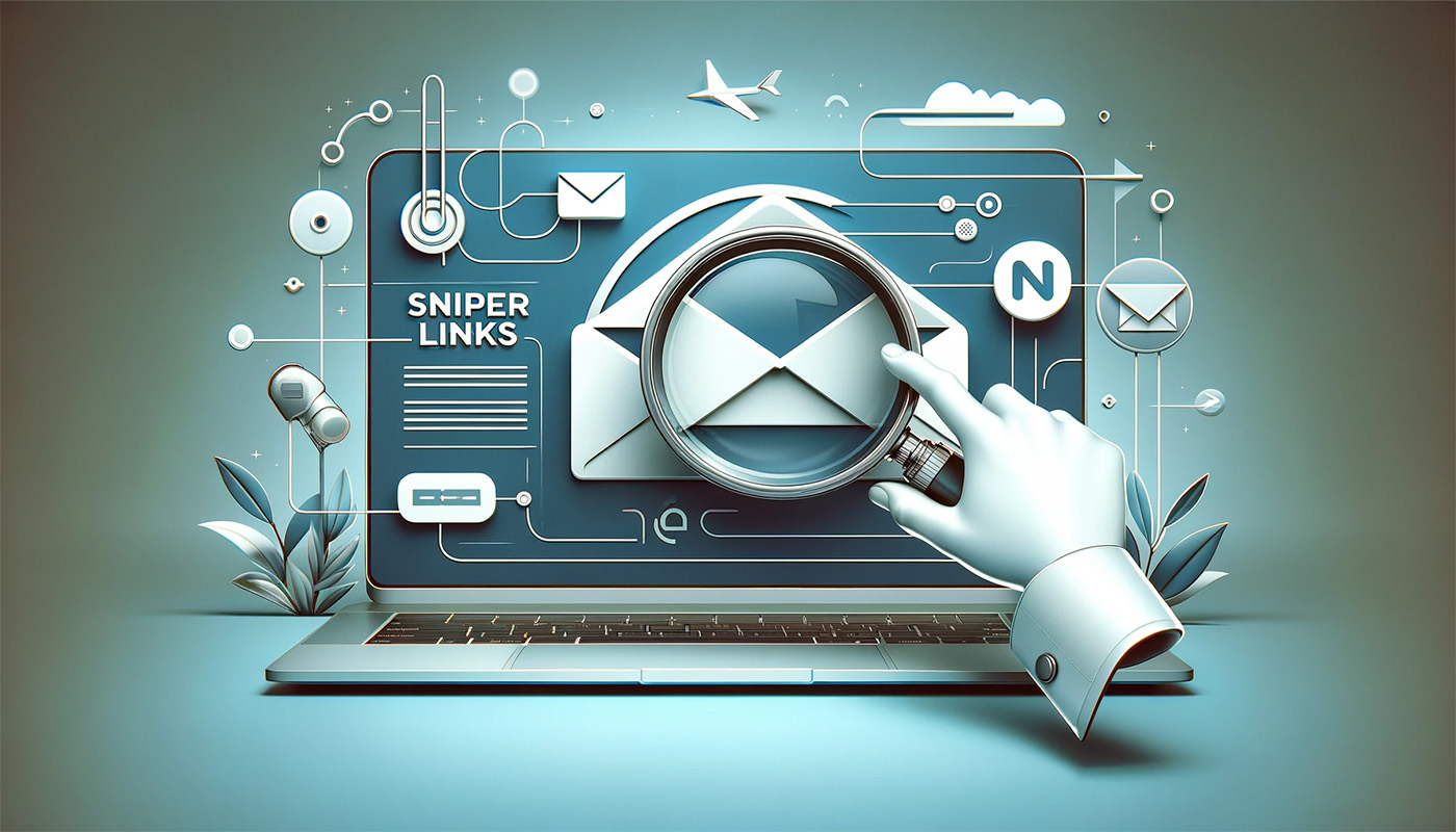 sniper links blog header image, email marketing