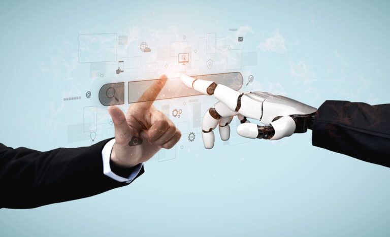 AI assisting search engine interface to find digital information, enhance SEO visibility, monitor insights, and support data access with intelligent online tools.